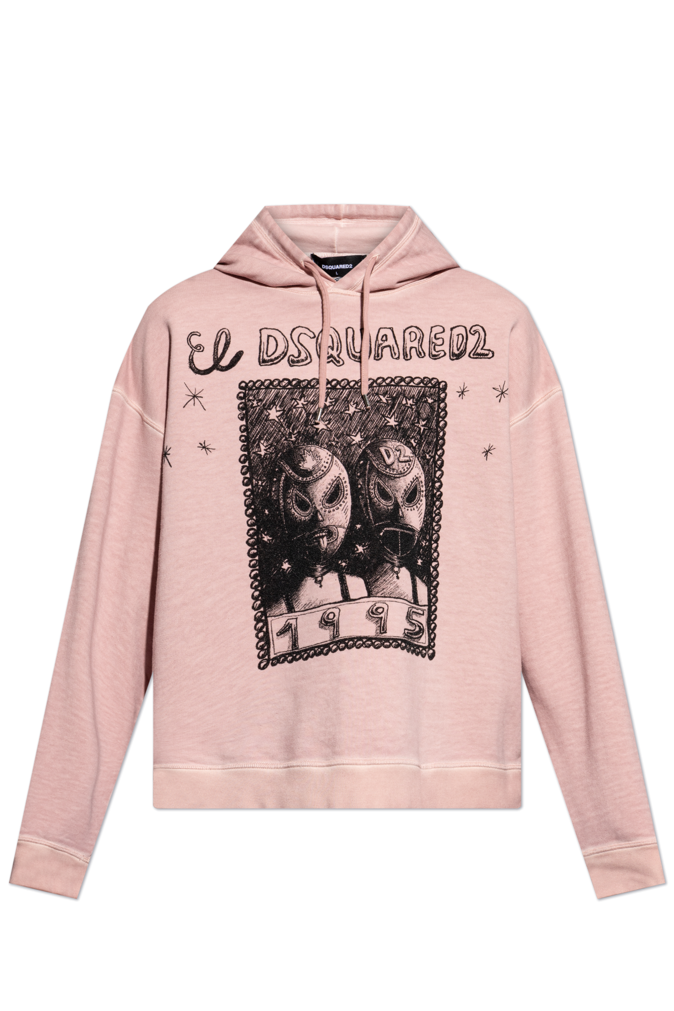 Pink Printed sweatshirt Dsquared2 - Vitkac AS